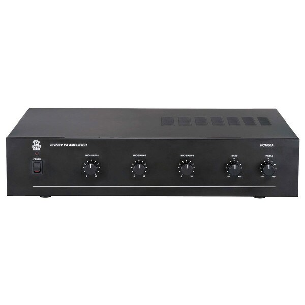 Main product image for Pyle PCM60A 100 Watt Power Amplifier w/25 & 70 Vo 248-4264